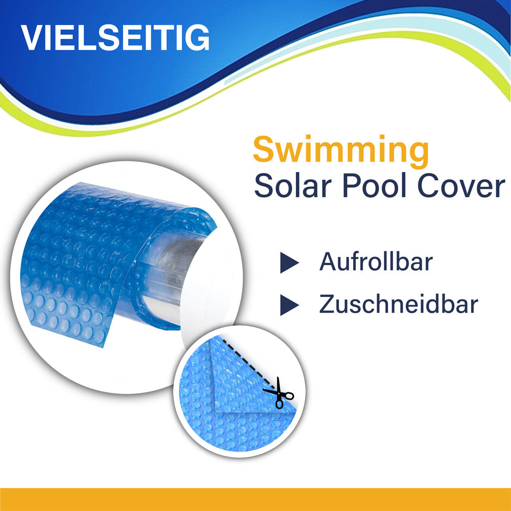 TOSANEO Pool Solarfolie Rund 427 cm Blau