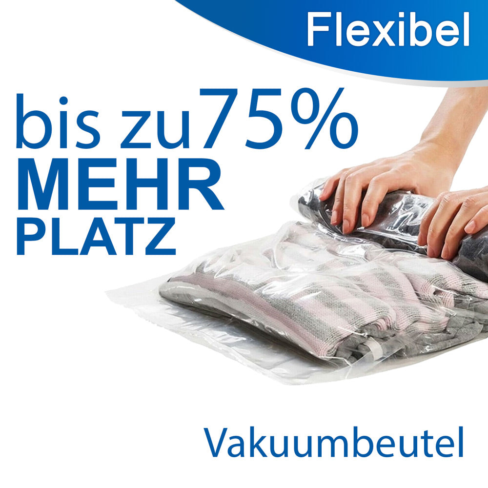 TOSANEO Vakuum-Aufbewahrungsbeutel 12 Stück 60x80cm