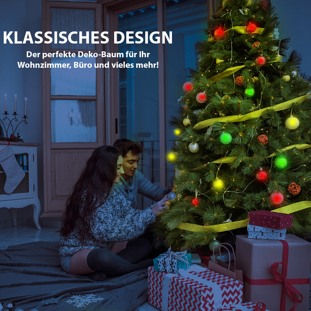 TOSANEO Künstlicher Weihnachtsbaum 210 cm Grün